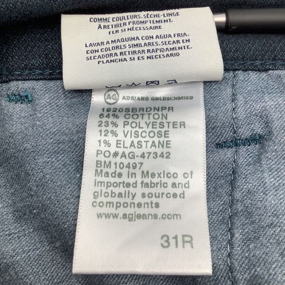 AG Mens The Rutgear Relaxed Pleated Crop Pants Size 31R - Picture 10 of 10